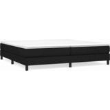  s oprugama i madracem crni 200x200 cm od tkanine | shoptok.hr