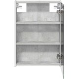  Kupaonski ormar s ogledalom Betonski sivi 43 x 11,5 x 60,5 cm | shoptok.hr