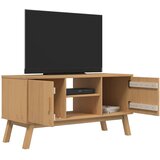TV ormarić OLDEN smeđi 114 x 43 x 57 cm od masivne borovine | Eponuda.com