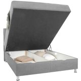 Mömax Postelja Boxspring Oviedo, Siva, 180x200 | Shoptok.si