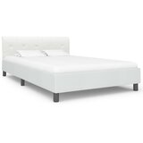  Okvir za krevet od umjetne kože bijeli 120 x 200 cm | shoptok.hr