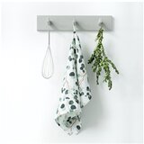 Linen Tales bijelo-zelena lanena krpa Eucalyptus, 65 x 45 c Cijene
