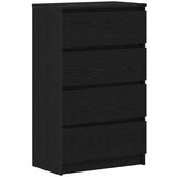 Komoda crni hrast 60x35x98,5 cm konstruirano drvo | shoptok.hr