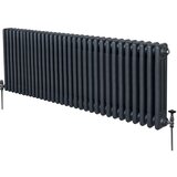 Monster tradicionalni radiator s 3 stebri - 600 x 1462 mm - antracitno siva, (21569818) Cene