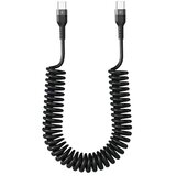 INF Združljiv s Huawei, Apple, Android Type-C na Type-C 2M vzmetni kabel 5A, (5000276594) | Shoptok.si