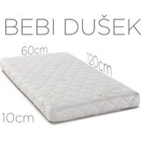 Latex Bebi dušek 120x60x10 cm, Beli Cene