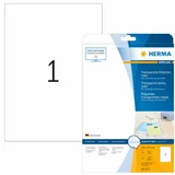 Herma etikete Superprint Special, 210x297 mm, 25/1, prozorne