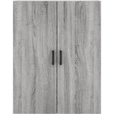  Visoka komoda siva sonome 69,5x34x180 cm od konstruiranog drva Slike