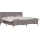  Krevetna konstrukcija 200 x 200 cm Sivo-smeđa | shoptok.hr