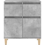  Komoda siva boja betona 60x35x70 cm od konstruiranog drva | shoptok.hr