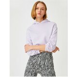 Koton Sweatshirt - Purple - Relaxed fit Cene