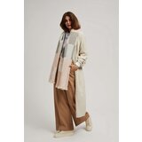 Marisse Powder Pink Checkered Scarf With Frayed Edge | shoptok.hr