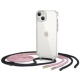 Onasi Clear Case 1,8 mm silikonski ovitek za iPhone 14 6.1 - z vijola in črno vrvico Cene