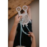 Milin Big Wooden Lacing Toy Crab Goggly aktivnostna igrača 20 cm x 13 cm x 0,7 cm 1 kos | Shoptok.si