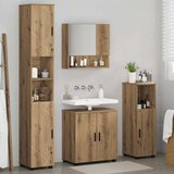  Set namještaja za kupaonicu 4 kom. Umjetnički hrast | shoptok.hr