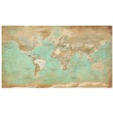 Tapeta XXL - Turquoise World Map II 500x280 | shoptok.hr