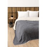 Mijolnir Temno sivo pregrinjalo iz muslina za zakonsko posteljo 230x250 cm – Cene