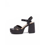 Orsay Black Women's Heeled Sandals - Women's Cene