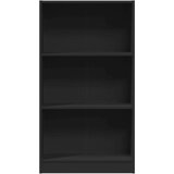 vidaXL Knjižna omara črna 60x24x109 cm inženirski les | Shoptok.si
