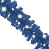 vidaXL božična girlanda z LED lučkami 5 m modra | Shoptok.si