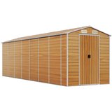  Vrtno spremište svjetlosmeđe 191 x 640 x 198 cm pocinčani čelik | shoptok.hr