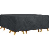 vidaXL Prevleka za zunanje pohištvo Črna 210 x 200 x 70 cm 210D | Shoptok.si