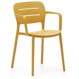 Kave Home Žuta plastična vrtna stolica Morella – | shoptok.hr
