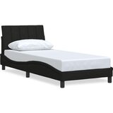vidaXL posteljni okvir brez vzmetnice Črna 80x200cm Tkanina, (21790900) Cene