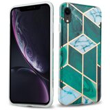 Cadorabo Ohišje, združljiv z jabolkom v temno zelenem marmorju iz belega zlata št. 6 - Zaščitni pokrov iz silikona TPU z vzorcem mozaikom, (20556733) | Shoptok.si