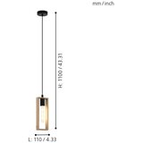 Eglo 44051 - visilica na sajli littleton 1xE27/60W/230V | Eponuda.com