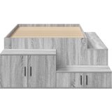  Krevet s odlaganjem Sivi Sonoma Konstruirano drvo Jedan 90 x 190 cm | shoptok.hr
