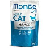 Monge cat Grill Senior Skuša 85 g Cene