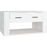  Stolić za kavu bijeli 80 x 50 x 40 cm od konstruiranog drva | shoptok.hr