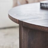 OYOY Living Design Okrugao stolić za kavu od čvrste jeseni u tamnoj prirodnoj boji ø 65 cm Oy – | shoptok.hr