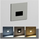  Brilagi - LED svetlo za stepenište JACK LED/3W/230V 3000/4000/6500K IP65 siva | Eponuda.com