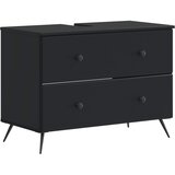  Kupaonski ormarić za sudoper BREDA Crna 82 x 41 x 59 cm | shoptok.hr