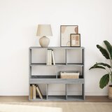 vidaXL Knjižna omara/pregrada siva sonoma 100x33x94,5 cm Cene