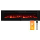 Klarstein Galeras Smart Intelligent Electric Fireplace | 2 nastavitvi temperature | 16 - 30°| Iluzija plamena LED | Možnost povezave z IOT Cene