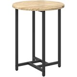  Set pomoćnih stolića 2 pcs Sonoma hrast i crna | Eponuda.com
