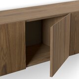 Marckeric TV komoda u dekoru hrasta u prirodnoj boji 180x38x35 cm Daroca – | shoptok.hr