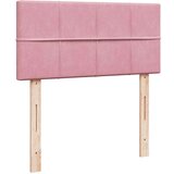 vidaXL Otomanski posteljni okvir z vzmetnico roza 80x200 cm žamet | Shoptok.si