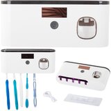  3 u 1 baterija. solarni 1200mAh zidni dozator paste za zube i UV sterilizator četkica za zube | shoptok.hr
