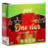  One star, novogodišnje sijalice, zvezde, 138LED, 2m | Eponuda.com