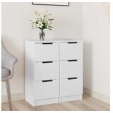  Komode 2 kosa bele 30x30x70 cm konstruiran les | Shoptok.si