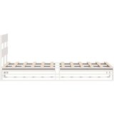 vidaXL Okvir kreveta bez madraca bijeli 90 x 190 cm masivna borovina | shoptok.hr