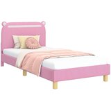 Krevet za djecu s uzglavljem Ružičasta 80 x 200 cm Tkanina | Eponuda.com