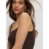 Sinsay Jednobojni body na naramenice | shoptok.hr
