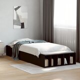 Maison Chic Posteljni okvir - Enojna postelja - Postelja za odrasle črn 75x190 cm inženirski les-J13887, (21763456) | Shoptok.si