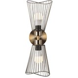 Opviq Zidna lampa ZEYNA, vintage, metal, 16 x 16 cm, visina 48 cm, promjer sjenila 16 cm, visina 20 cm, 2 x E27 40 W, Zeyno - 3296 | shoptok.hr