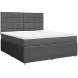  Okvir kreveta s oprugama i madrac svjetlosivi 180x200cm tkanina | shoptok.hr